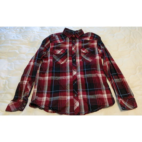 Rock & Republic plaid shirt - Picture 1 of 5